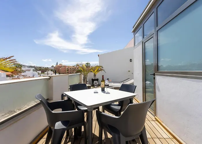 Luxury Penthouse With Sea Views And Terrace La Caleta Appartamento *